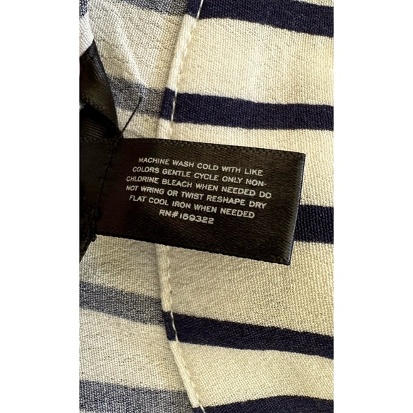 NWOT Aqua Smocked Mini Dress Blue & White Stripes | S - Picture 9 of 9